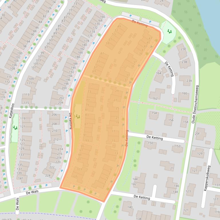 Kaart van postcodegebied 7007DK.