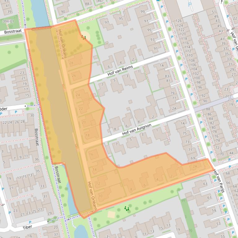 Kaart van postcodegebied 7007JA.