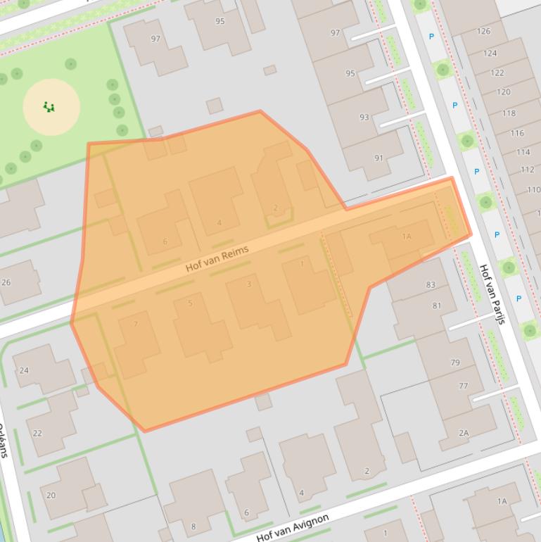 Kaart van postcodegebied 7007JC.