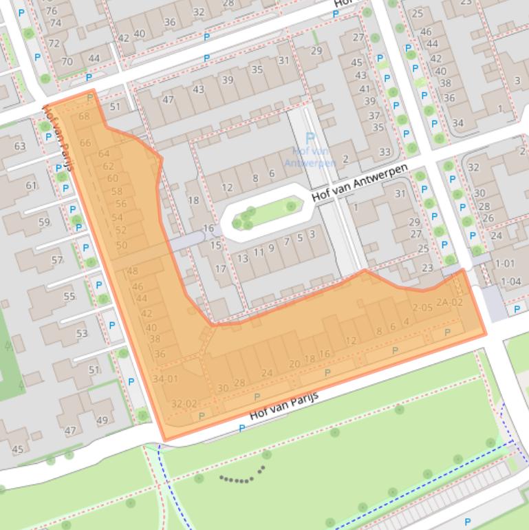 Kaart van postcodegebied 7007JE.