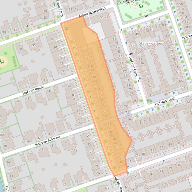 Kaart van postcodegebied 7007JG.