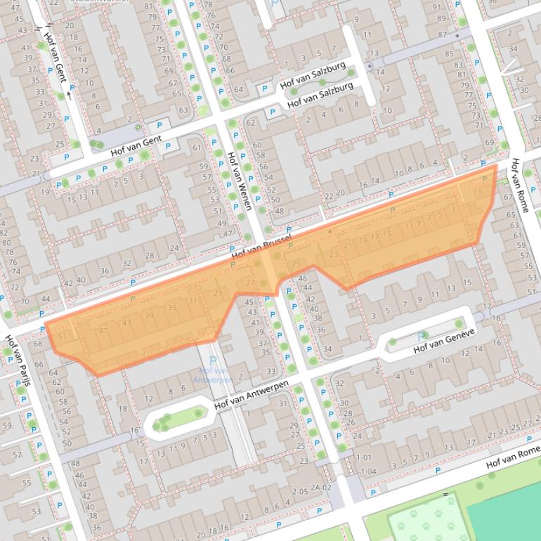 Kaart van postcodegebied 7007JK.