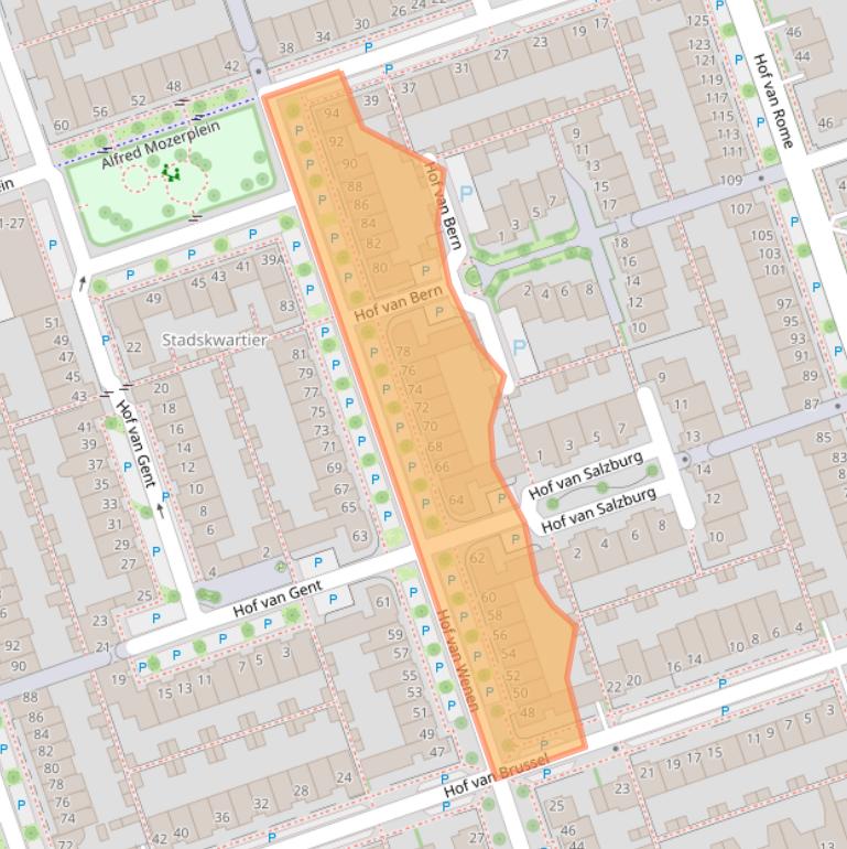 Kaart van postcodegebied 7007JR.
