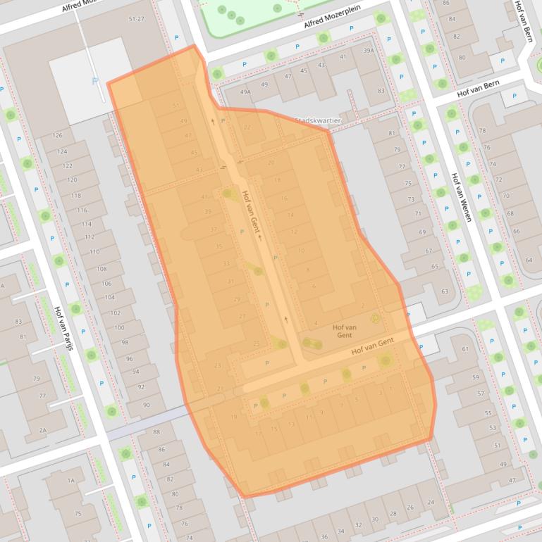 Kaart van postcodegebied 7007JS.