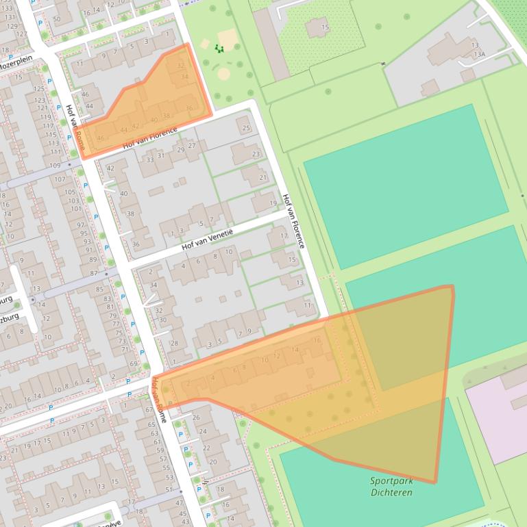 Kaart van postcodegebied 7007KB.
