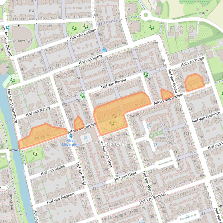 Kaart van postcodegebied 7007KE.