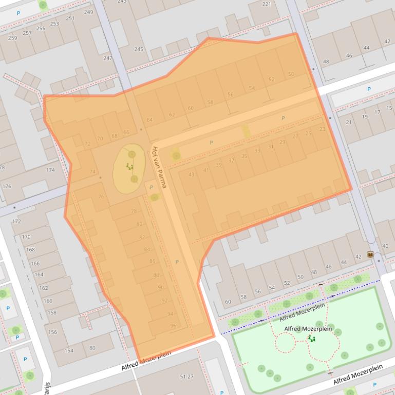 Kaart van postcodegebied 7007KL.