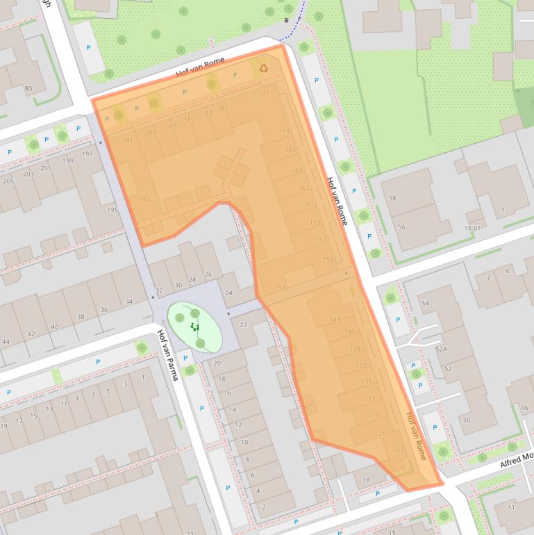 Kaart van postcodegebied 7007KN.
