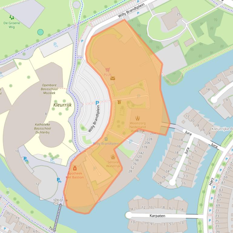 Kaart van postcodegebied 7007LB.