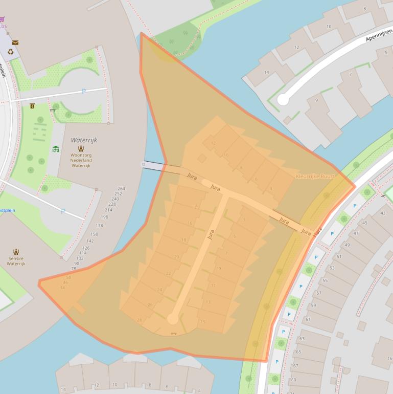 Kaart van postcodegebied 7007LX.