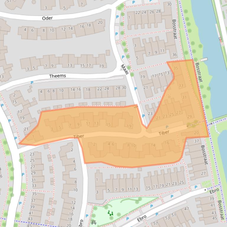 Kaart van postcodegebied 7007ME.