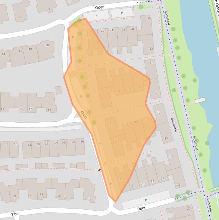 Kaart van postcodegebied 7007MH.