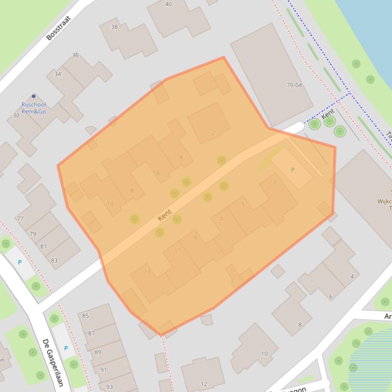 Kaart van postcodegebied 7007MZ.