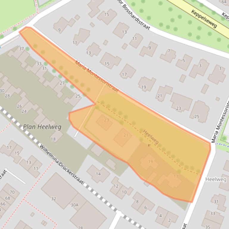 Kaart van postcodegebied 7008AB.