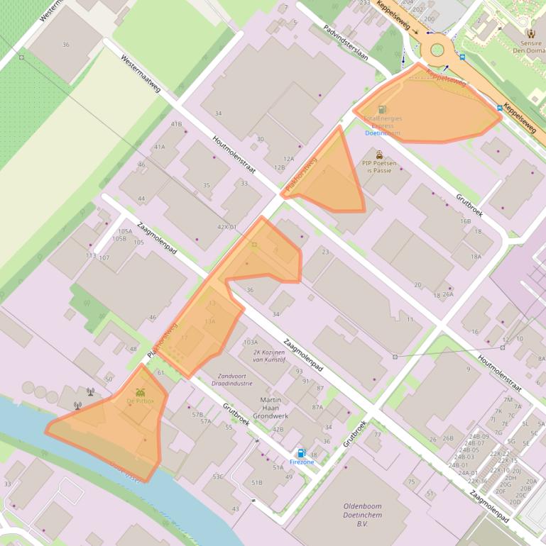 Kaart van postcodegebied 7008AS.