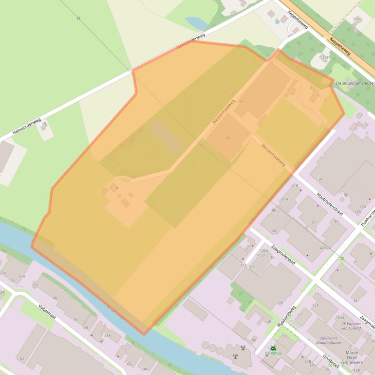 Kaart van postcodegebied 7008AW.