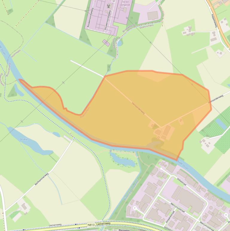 Kaart van postcodegebied 7008AX.