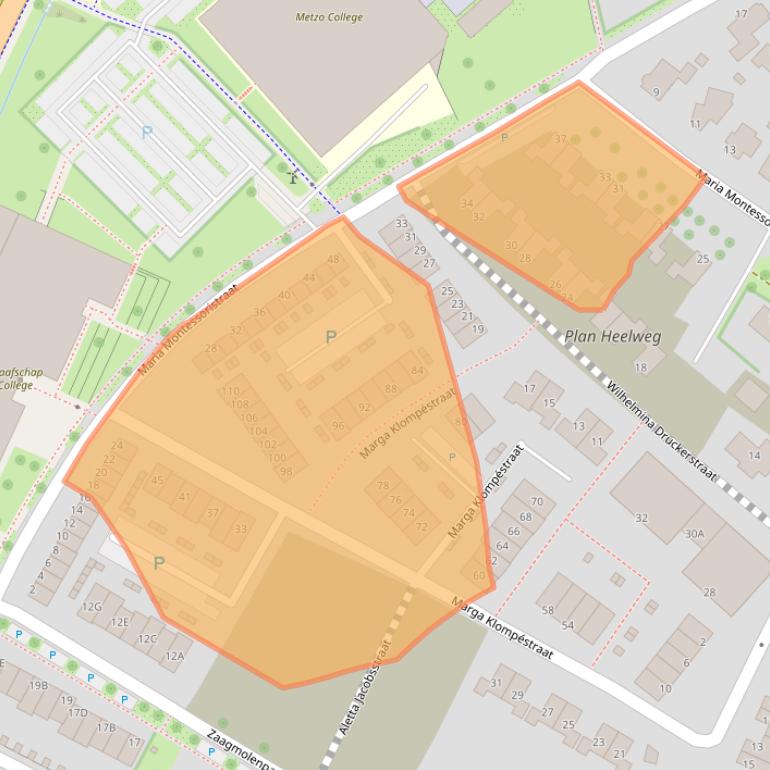 Kaart van postcodegebied 7008CC.