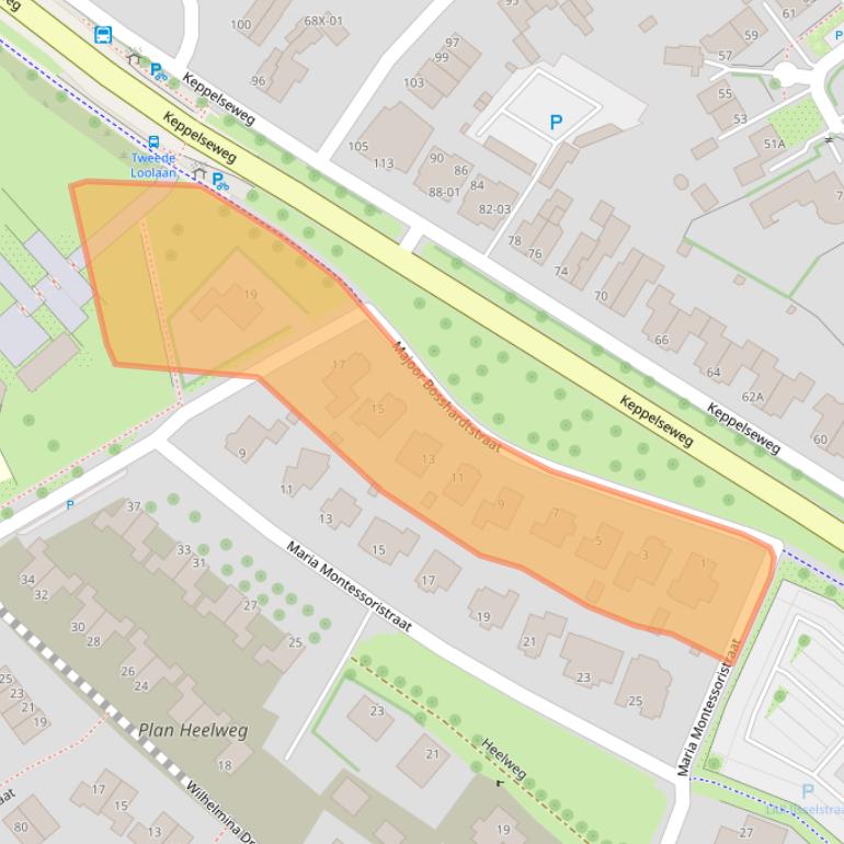 Kaart van postcodegebied 7008CG.