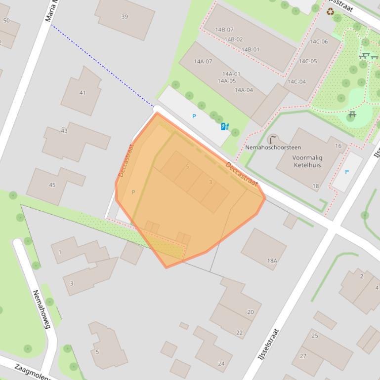 Kaart van postcodegebied 7008CK.