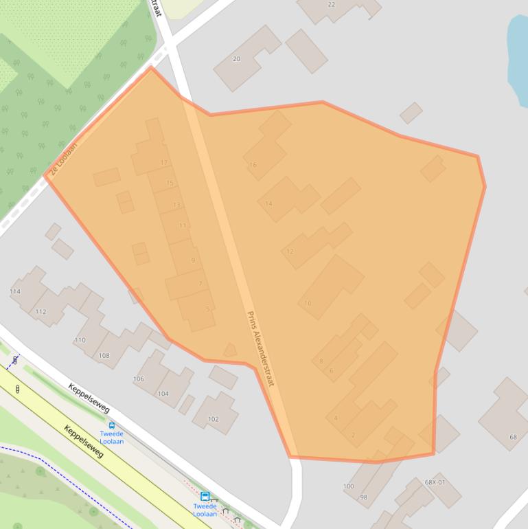 Kaart van postcodegebied 7009AG.