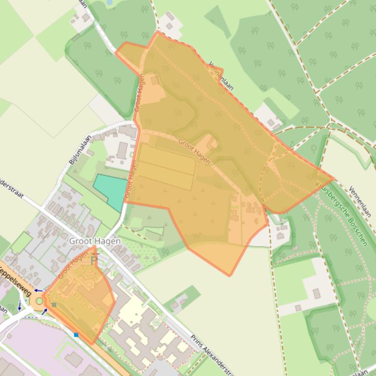 Kaart van postcodegebied 7009AM.
