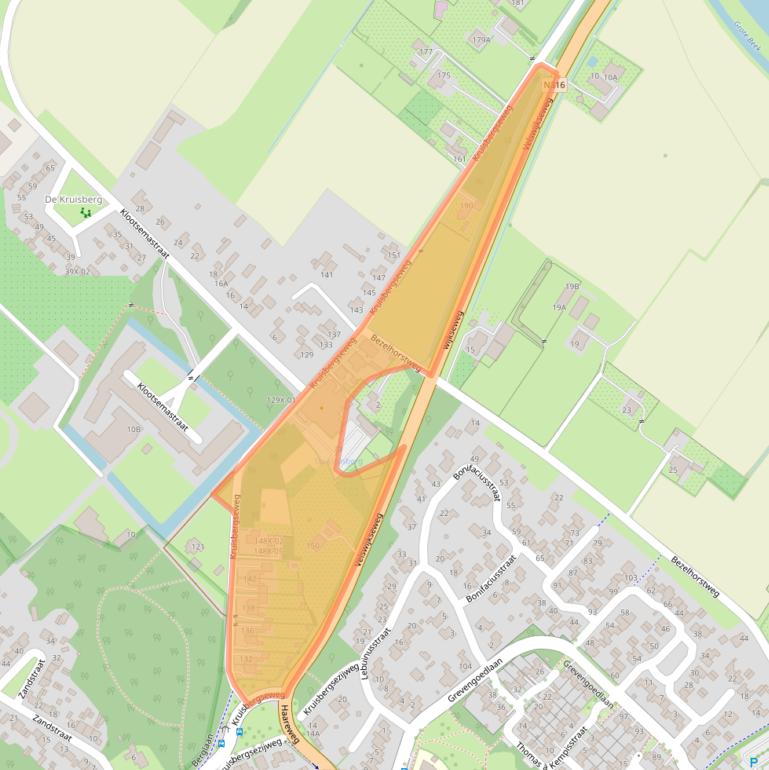 Kaart van postcodegebied 7009BT.