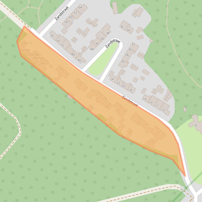 Kaart van postcodegebied 7009CA.