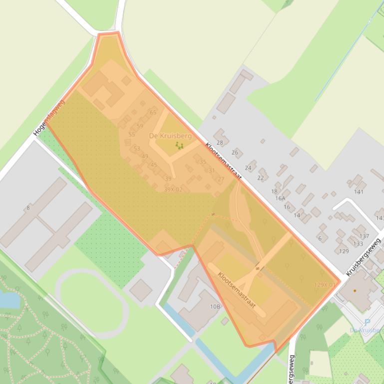 Kaart van postcodegebied 7009CE.