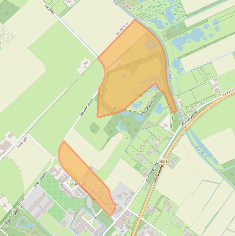 Kaart van postcodegebied 7009CG.