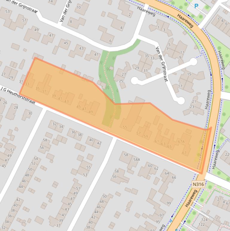 Kaart van postcodegebied 7009CL.