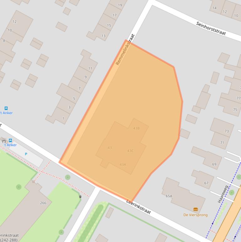 Kaart van postcodegebied 7009DH.