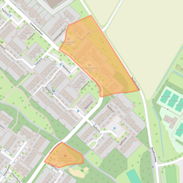 Kaart van postcodegebied 7009DW.