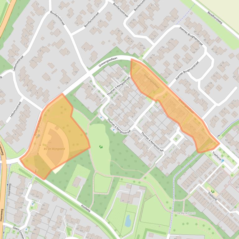 Kaart van postcodegebied 7009DZ.