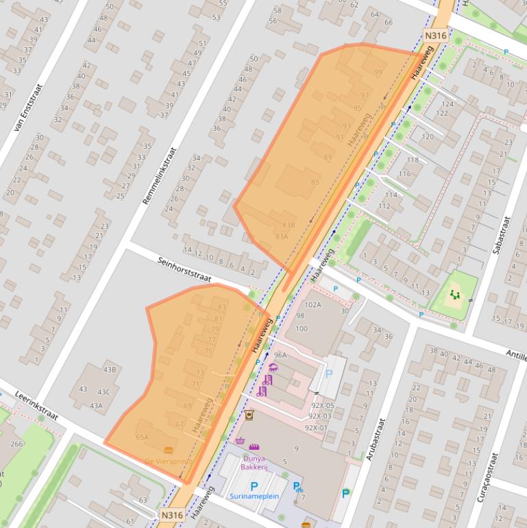 Kaart van postcodegebied 7009EB.