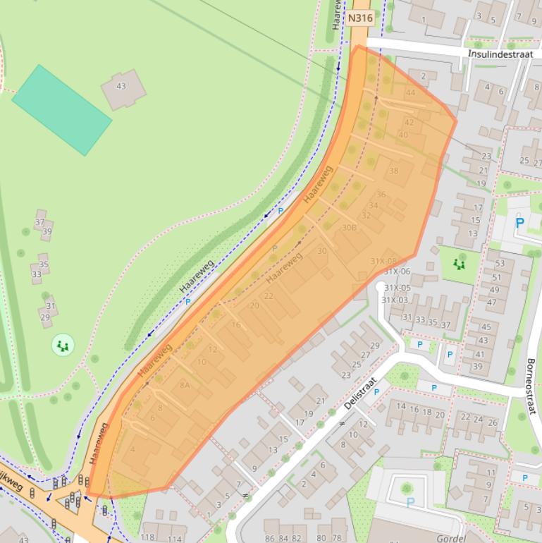 Kaart van postcodegebied 7009ED.