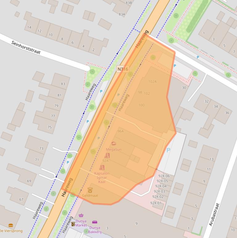 Kaart van postcodegebied 7009EG.