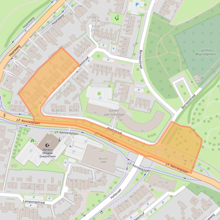 Kaart van postcodegebied 7009EK.
