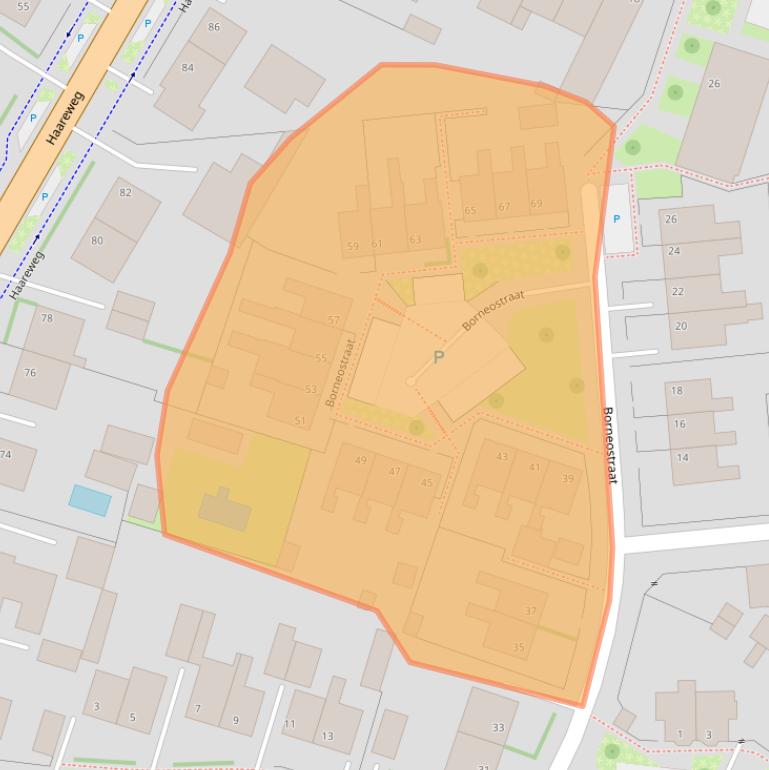 Kaart van postcodegebied 7009ES.