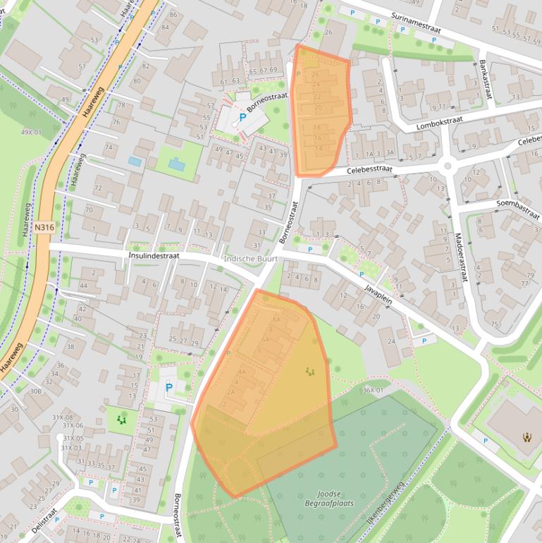 Kaart van postcodegebied 7009ET.