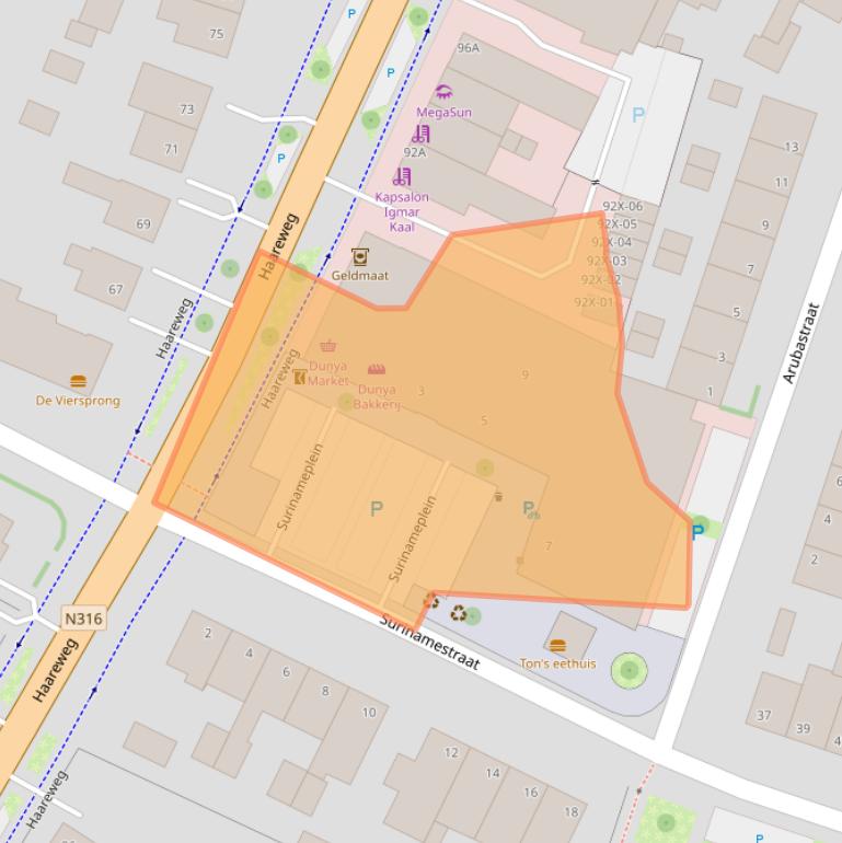 Kaart van postcodegebied 7009GB.