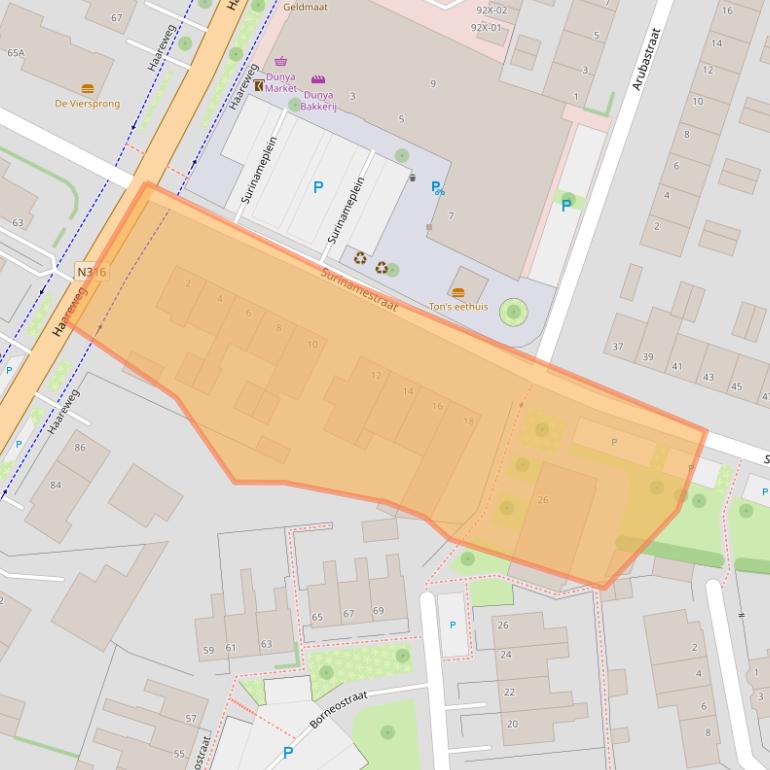 Kaart van postcodegebied 7009GD.