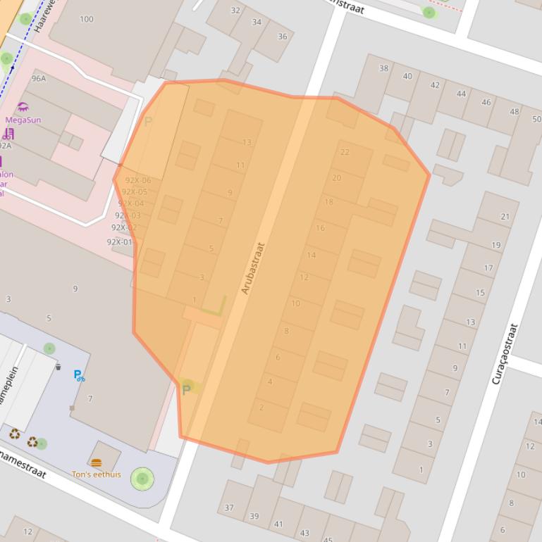 Kaart van postcodegebied 7009GE.