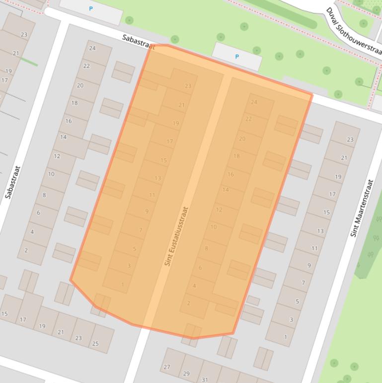 Kaart van postcodegebied 7009GP.