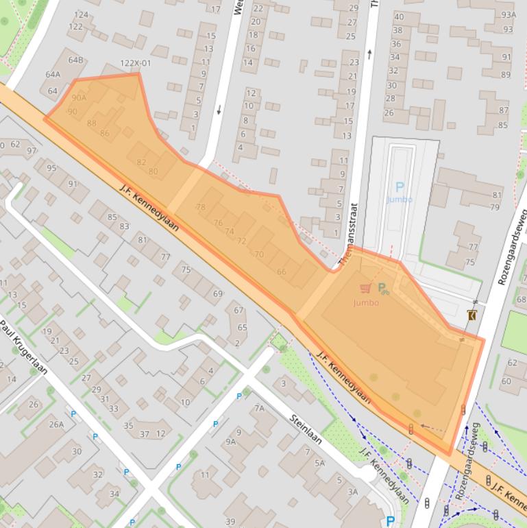 Kaart van postcodegebied 7009HA.