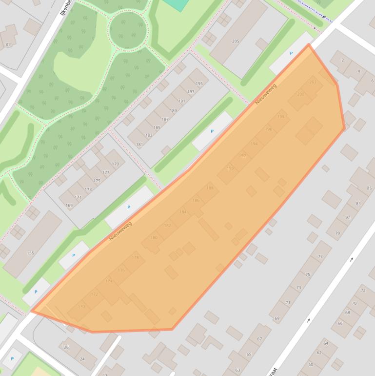 Kaart van postcodegebied 7009HG.