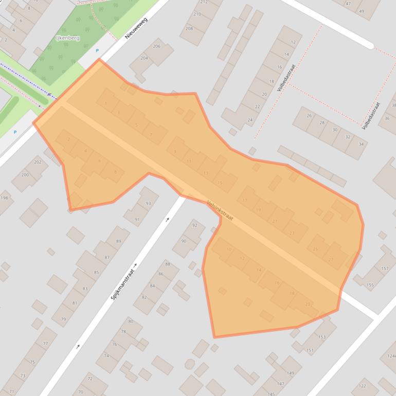 Kaart van postcodegebied 7009HT.