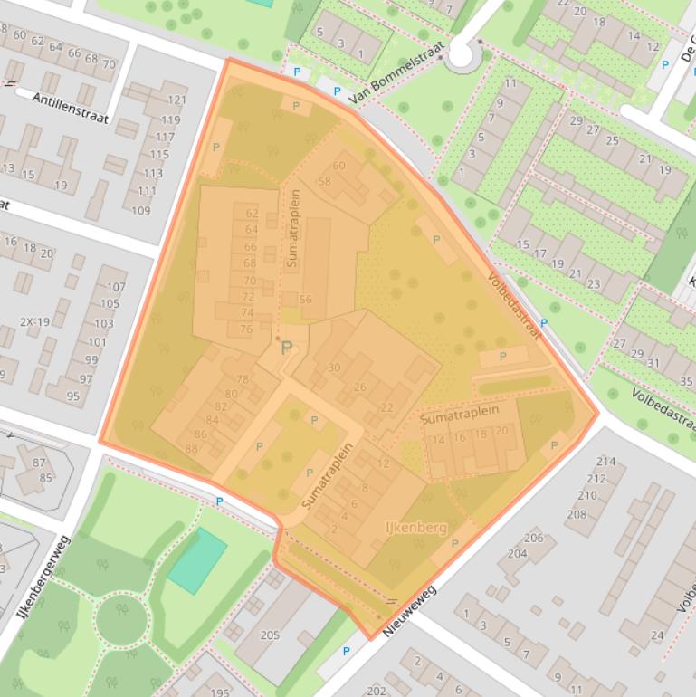 Kaart van postcodegebied 7009HV.