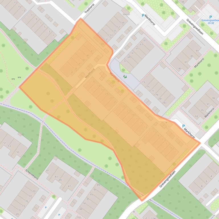 Kaart van postcodegebied 7009LD.