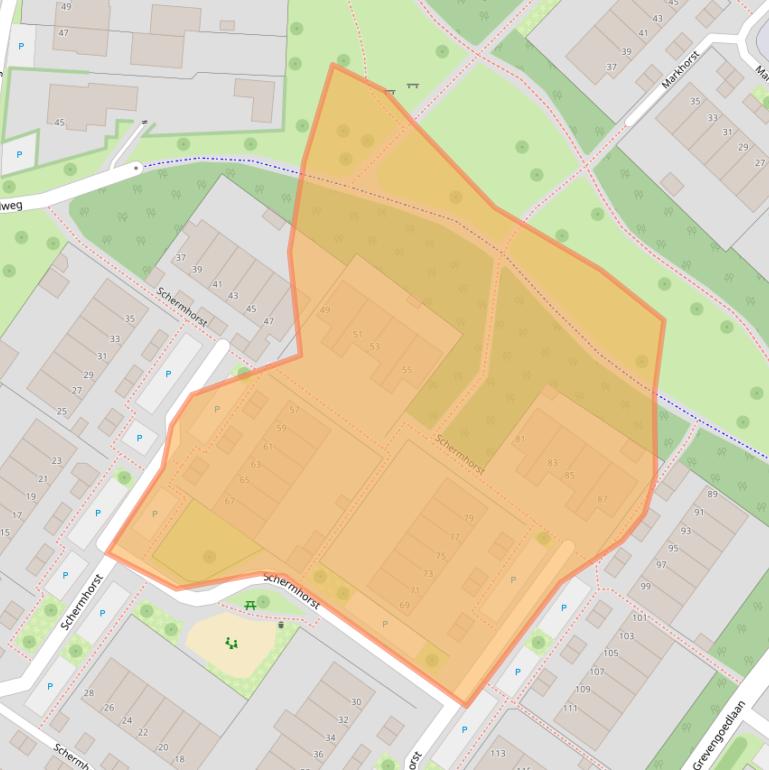 Kaart van postcodegebied 7009LL.